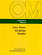 John Deere 50 Series Header Manual Cover
