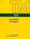 John Deere 675 Engine - Service Manual Cover