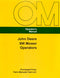 John Deere 9W Mower Operators Manual Cover