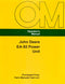 John Deere EA-92 Power Unit Manual Cover