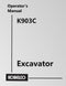 Kobelco K903C Excavator Manual Cover