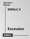 Kobelco K905LC II Excavator Manual Cover