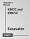 Kobelco K907C and K907LC Excavator Manual Cover