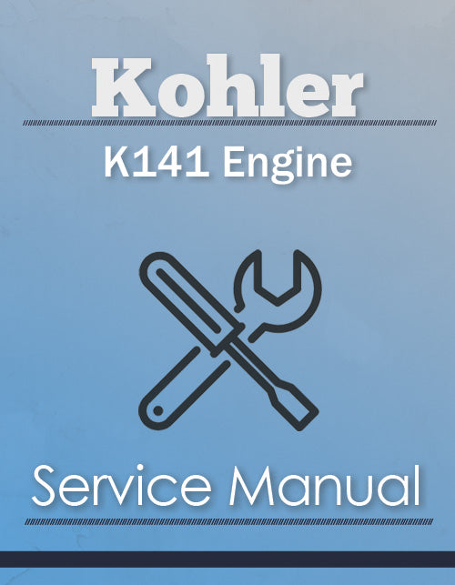 Kohler K141 Engine - Service Manual Cover