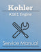 Kohler K161 Engine - Service Manual Cover