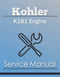 Kohler K181 Engine - Service Manual Cover