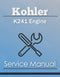 Kohler K241 Engine - Service Manual Cover