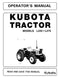 Kubota L235 and L275 Tractor Manual