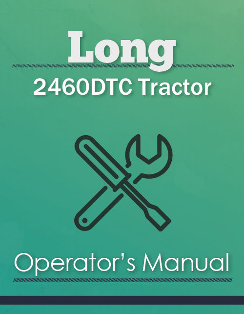 Long 2460DTC Tractor Manual Cover
