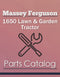 Massey Ferguson 1650 Lawn & Garden Tractor - Parts Catalog Cover