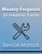 Massey Ferguson 20 Industrial Tractor - Service Manual Cover