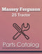 Massey Ferguson 25 Tractor - Parts Catalog Cover