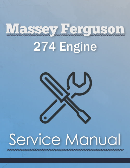 Massey Ferguson 274 Engine - Service Manual Cover