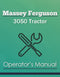 Massey Ferguson 3050 Tractor Manual Cover