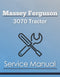 Massey Ferguson 3070 Tractor - Service Manual Cover