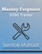 Massey Ferguson 3090 Tractor - Service Manual Cover