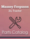 Massey Ferguson 31 Tractor - Parts Catalog Cover