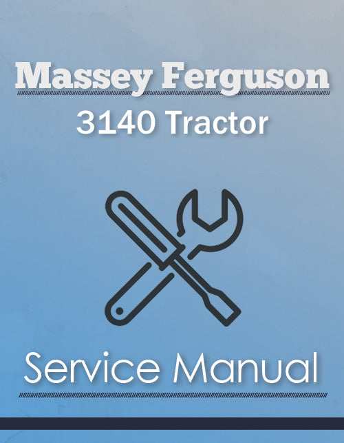 Massey Ferguson 3140 Tractor - Service Manual Cover