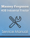 Massey Ferguson 40B Industrial Tractor - Service Manual Cover
