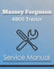Massey Ferguson 4800 Tractor - Service Manual Cover