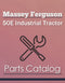 Massey Ferguson 50E Industrial Tractor - Parts Catalog Cover