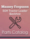 Massey Ferguson 50H Tractor Loader Backhoe - Parts Catalog Cover