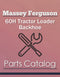 Massey Ferguson 60H Tractor Loader Backhoe - Parts Catalog Cover