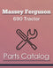 Massey Ferguson 690 Tractor - Parts Catalog Cover