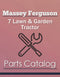Massey Ferguson 7 Lawn & Garden Tractor - Parts Catalog Cover