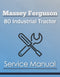 Massey Ferguson 80 Industrial Tractor - Service Manual Cover