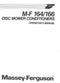 Massey Ferguson 164 and 166 Mower Conditioners Manual