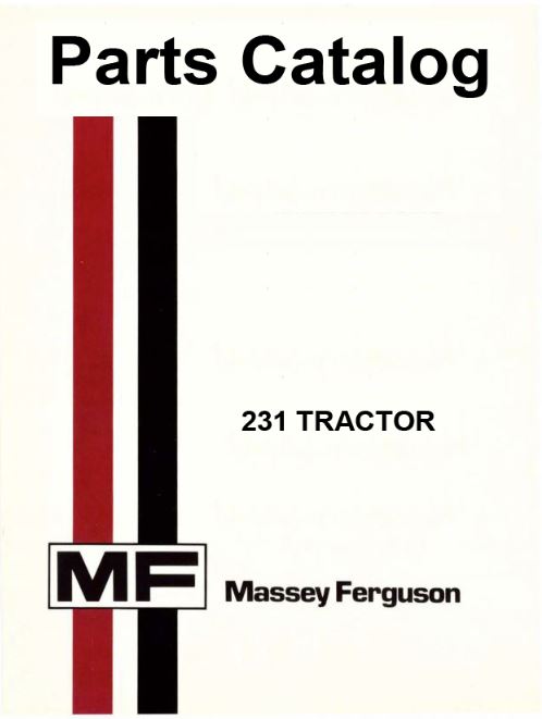 Massey Ferguson 231 Tractor Parts Catalog Farm Manuals Fast 6586