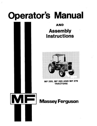 Massey Ferguson 255, 265, and 275 Manual