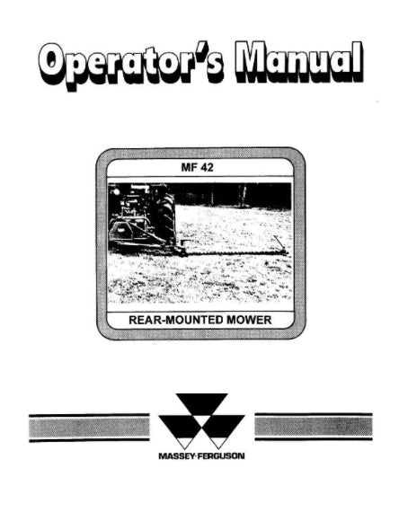 Massey Ferguson 42 Mower Manual