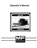 Massey Ferguson 550 Combine Manual