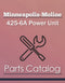 Minneapolis-Moline 425-6A Power Unit - Parts Catalog Cover