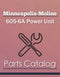 Minneapolis-Moline 605-6A Power Unit - Parts Catalog Cover