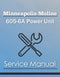 Minneapolis-Moline 605-6A Power Unit - Service Manual Cover