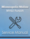 Minneapolis-Moline MY60 Forklift - Service Manual Cover