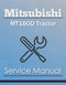 Mitsubishi MT160D Tractor - Service Manual Cover