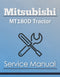 Mitsubishi MT180D Tractor - Service Manual Cover