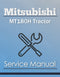 Mitsubishi MT180H Tractor - Service Manual Cover