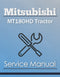 Mitsubishi MT180HD Tractor - Service Manual Cover