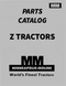 Minneapolis-Moline Z Tractor - Parts Catalog