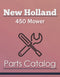 New Holland 450 Mower - Parts Catalog Cover