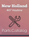 New Holland 467 Haybine - Parts Catalog Cover