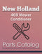 New Holland 469 Mower Conditioner - Parts Catalog Cover