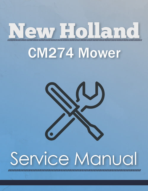 New Holland CM274 Mower - Service Manual Cover
