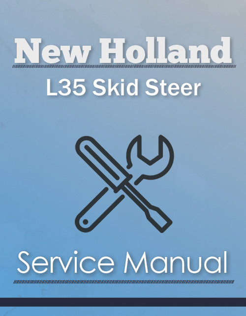 New Holland L35 Skid Steer - Service Manual Cover