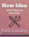 New Idea 3615 Manure Spreader - Parts Catalog Cover